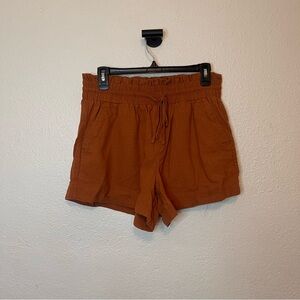 A New Day Target Women's Burnt Orange Elastic Shorts